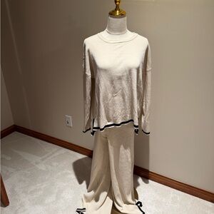 ePretty Cream Knit Matching Set